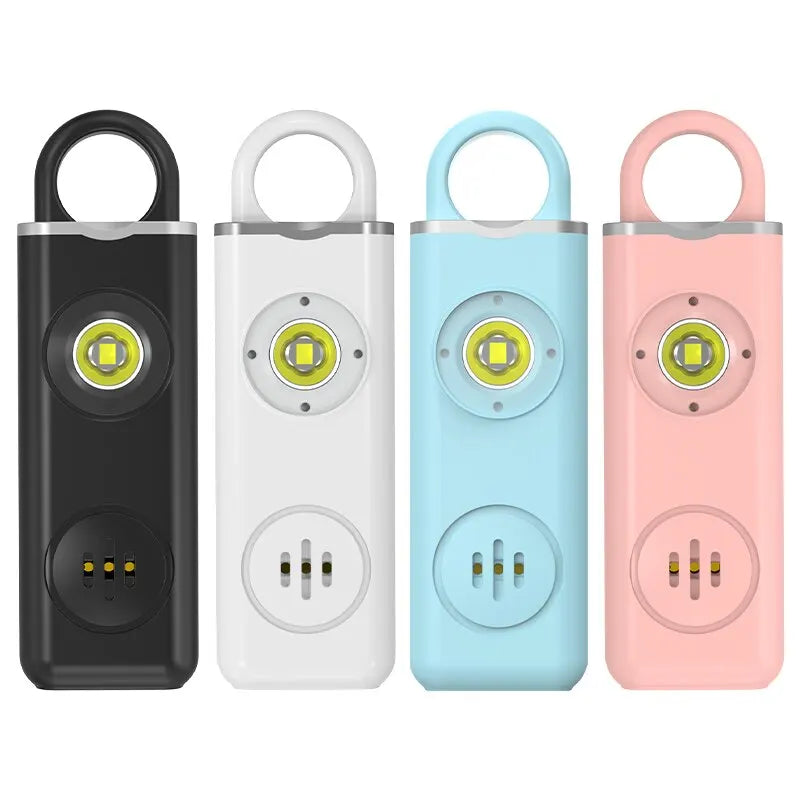 Reliable Personal Safety Alarm for Women - 130dB Siren, Strobe & Key Chain 3 Pop Colors AF2004 Anti Robbery Call for Help